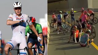 UAE Tour 2025 - Highlights Stage 5... with Tadej Pogacar in the break, big crashes and Tim Merlier !