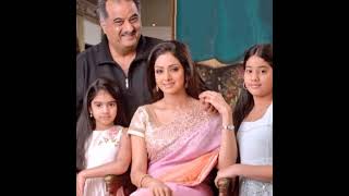 Sridevi with her husband Boney Kapoor,two daughters khushi and jahnavi#shorts #trending