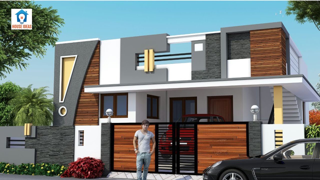 Indian Single Floor House Front Elevation Designs Photos | Floor Roma