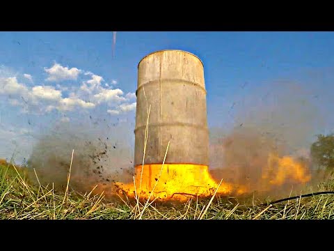 FLIGHT ON A BARREL FILLED WITH CARBIDE crazy exploders of barrels FLIGHT ON A BARREL FILLED WITH CARBIDE crazy exploders of barrels