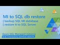 Restore SQL MI Backup on SQL Server 2022