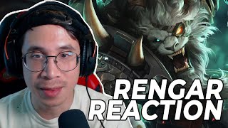 Arcane fan reacts to RENGAR (Voicelines, Skins, & Story) | League of Legends