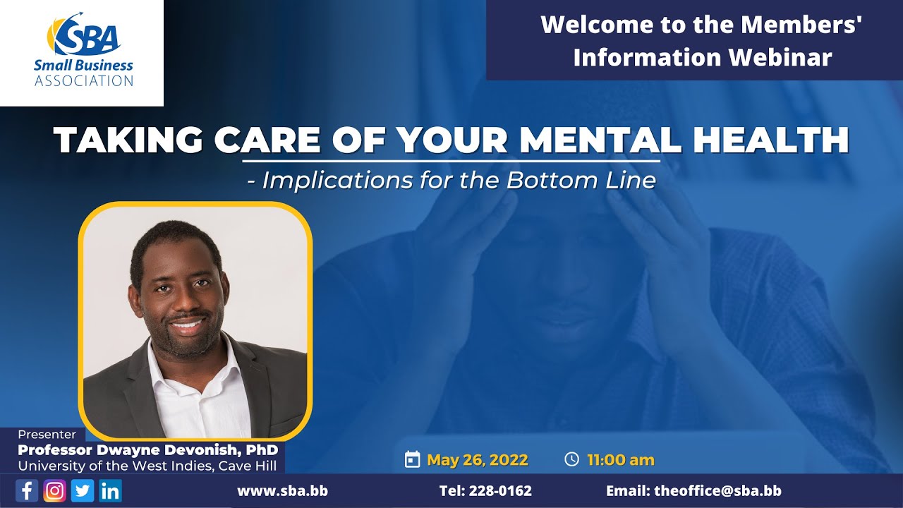 Taking Care Of Your Mental Health - Implications For The Bottom Line ...