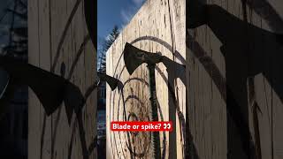 Tomahawks are fun too #axethrowing #watl #trickshots #bullseye #tomahawk