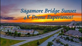 Sunset on the Cape Cod Canal - 4K Drone Experience!