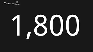 1800 Second Countup Timer