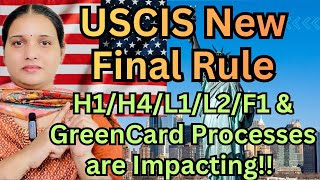 New USCIS Interim final rule impact h1,l1,h4ead process??||#namasteyamericateluguvlogs