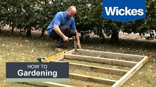 How to Build a Wooden Shed Base with Wickes