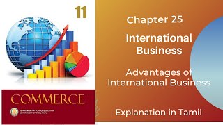 TN state board |11 Commerce | Chapter 25 | Advantages of International Business | Tamil