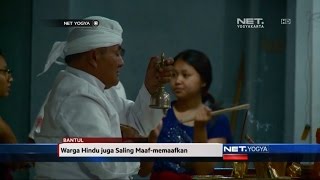 NET YOGYA - Pasca Nyepi, Warga Hindu Upacara Ngembak Geni