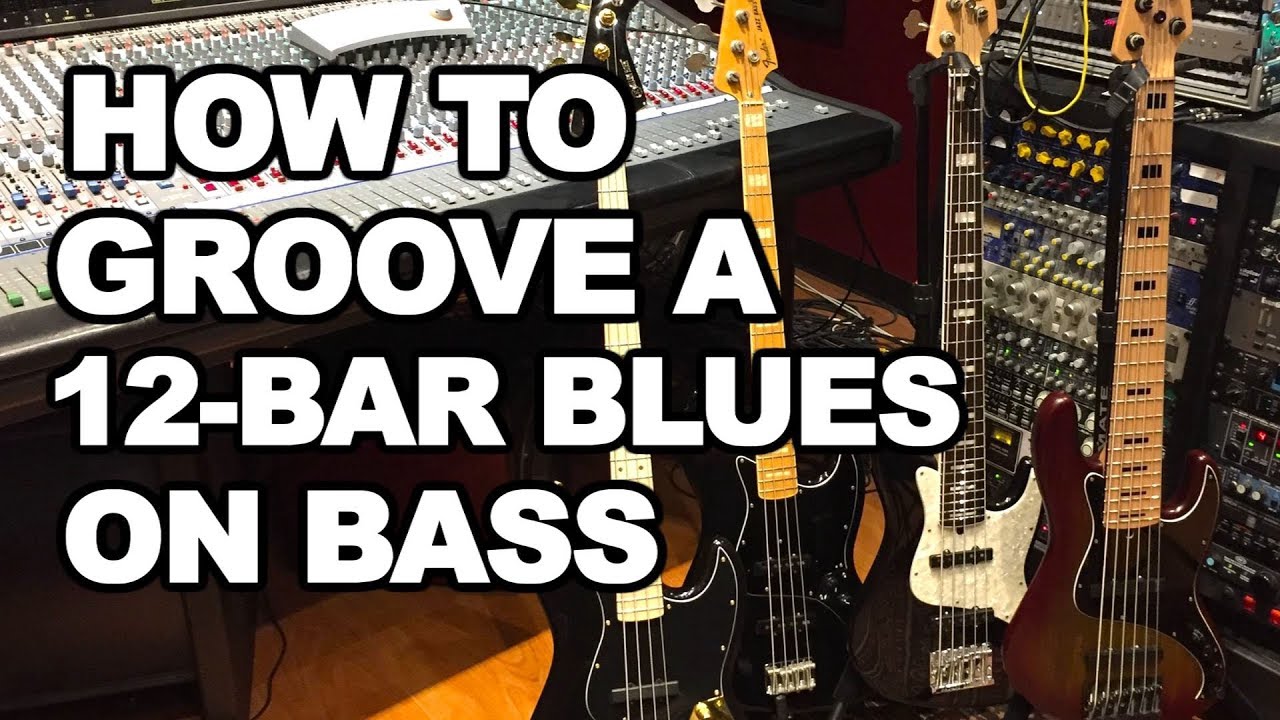 EZ Lesson On How To Groove On BASS Over A Simple Blues Jam: Tips Tabs ...