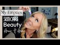 EMPTIES!!  My MUST HAVE Skincare Beauty Hair Products | Over 50 Oily Mature Skin