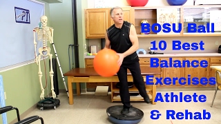 BOSU Ball: 10 Best Balance Exercises for Athlete & Post Rehabilitation.