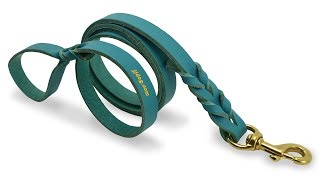 Braided Leather Leashes at J&J Dog Supplies