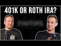 401k or Roth IRA? Which One To Use?