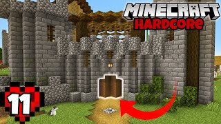 Let's Play Minecraft Hardcore | Working Castle Gate!