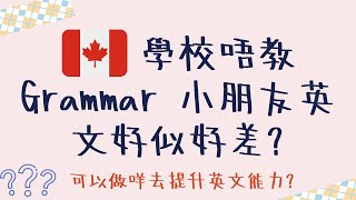 (粵)【🇨🇦註冊教師分享 - 中小學】🇨🇦學校點解唔教Grammar? 唔教小朋友英文會變差? | 如何惡補英文, 提升英文能力?  [🇨🇦讀書留學必看]