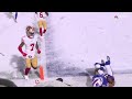 Snowballs go flying in Buffalo as Ray Davis dives past pylon for TD on 'SNF'