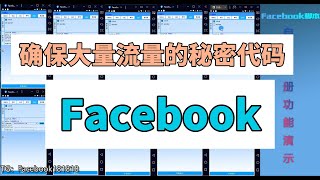 确保大量流量的秘密代码：Facebook自动注册脚本