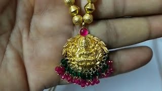 6 Grams Lakshmi haram light weight 916 gold