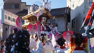 令和5年 北別井 大伴小学校駐車場到着 建水分神社秋祭り だんじり祭