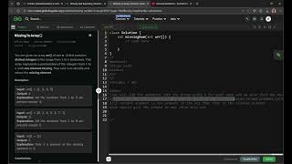 Missing in Array - Easy - GeeksforGeeks