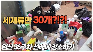 [둘째맞이 가족편]세제류만 30개?! | 남의 집 청소 | 미니멀라이프