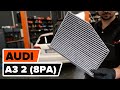 Como substituir filtro do habitáculo no AUDI A3 2 (8PA) [TUTORIAL AUTODOC]