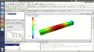 Code_Aster 10 Thermo mechanical