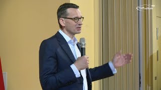 Premier Morawiecki w zakopiańskim hotelu Hyrny