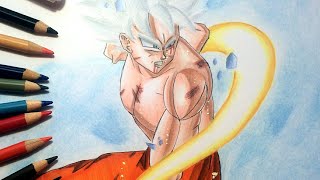 Dibujando A Goku Ultra Instinto Dominado Fan Art