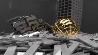 Maya Building Collapse Bullet Simulation