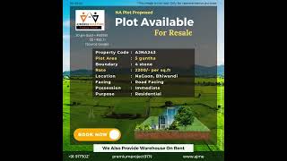 5 Guntha Area of Plot Available for Resale for Residential  Purpose at NaGaon Bhiwandi.