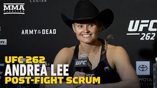 UFC 262: Andrea Lee Admits Legs Began To ‘Feel Like Cement’ Before Submitting Antonina Shevchenko