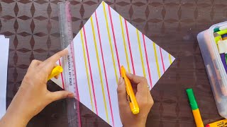 Homemade pattern paper book/நீங்க கேட்ட வீடியோ😀/craft tamil