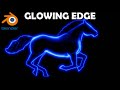 Glowing Edge Shader in Blender (Easy Node Setup!) | Blender Tutorial
