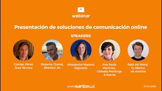 Webinar: Presentación de soluciones de comunicación online