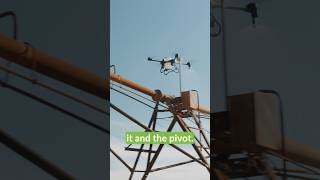 EAVision J100 autonomously avoiding a center pivot #spraydrones #EAVision