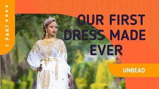 UNIQUE COTTON QUALITY LONG SOMALI WEDDING DRESS