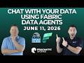 Free Live Event: Chat With Your Data Using Fabric Data Agents