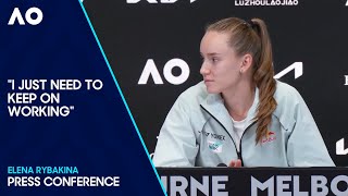 Elena Rybakina Press Conference | Australian Open 2024 First Round
