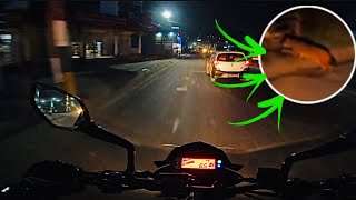 || SOLO RIDE AT NIGHT || Batoma shyal vetiyo 😱||