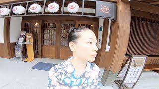 【金刀比羅宮総本山】の参道(手前)を浴衣でお散歩【こんぴらさん】