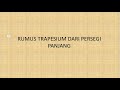 Cara mencari rumus trapesium dari persegi panjang