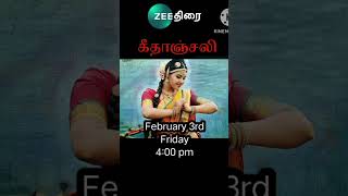 Geetanjali Tamil Dubbed Movie Premiere On Zee Thirai February 3rd Friday 4:00 pm