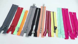 Zipper product display, customizable-YYX zipper manufacturer