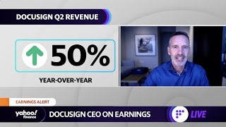 Docusign CEO talks earnings and outlook says, 'A lot of years of growth ahead'