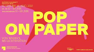 Pop on Paper. Von Warhol bis Lichtenstein | Ausstellung | Trailer