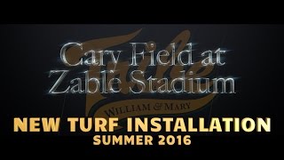 Cary Field at Zable Stadium - New Turf Time Lapse