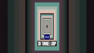 Make Infinite 3D Color Tunnel Loops in After Effects